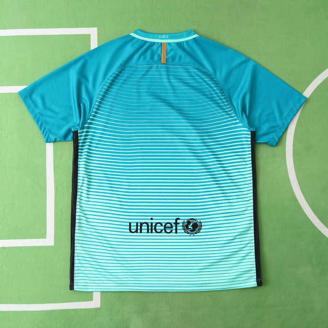 Barcelona 2016-17 Season Third Retro Jersey Trikot Soccer Shirt