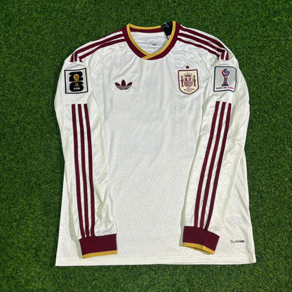Mikel Oyarzabal #21 Spanien 2026 WM Auswärts Langarm Trikot