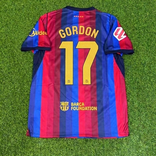 Anthony Gordon #17 Barcelona 2027 New Season Jersey Trikot Maillot Soccer Shirt