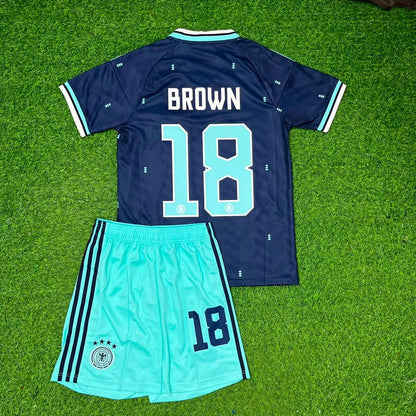 Nathaniel Brown #18 Deutschland 2026 Weltmeisterschaft Heim Kinder Fußballtrikot