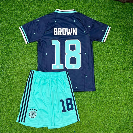 Nathaniel Brown #18 Deutschland 2026 Weltmeisterschaft Heim Kinder Fußballtrikot