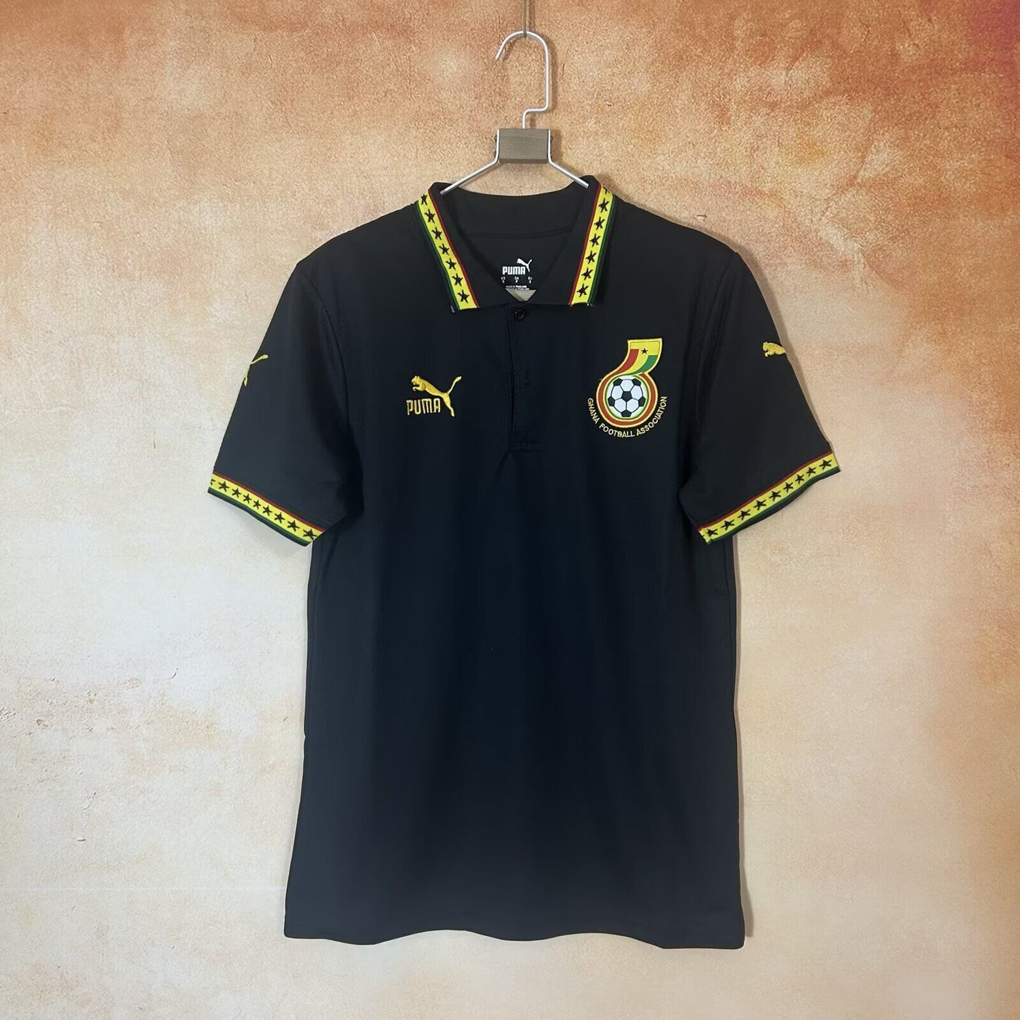 Ghana New Polo Neck Polokragen Tshirt