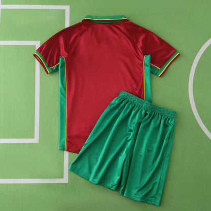 Portugal 1998 Season Home kids  Retro Jersey Trikot Soccer Shirt
