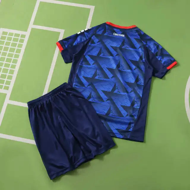 Cape Verde 2026 World Cup Kids Football Blue Jersey Kit Trikot Maillot