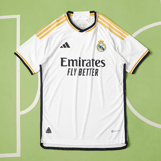 23/24 Season Real Madrid Home Football Jersey Maillot Knitwear Maglia