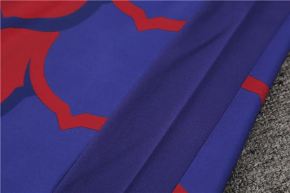 Barcelona Tracksuit  Red Blue Training Top Pack