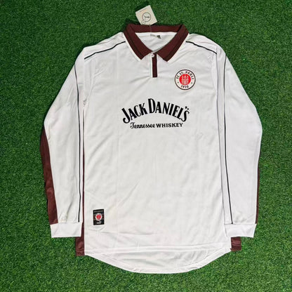 FC St. Pauli 1999-2000 Long Sleeve Home Retro Football Jersey