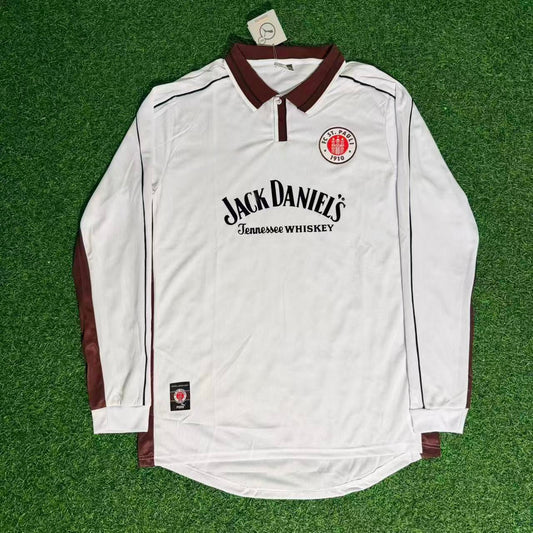 FC St. Pauli 1999-2000 Long Sleeve Home Retro Football Jersey