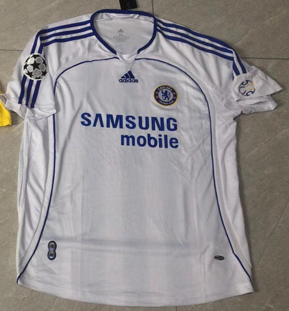 Chelsea White Retro Lampard Jersey Soccer Shirt