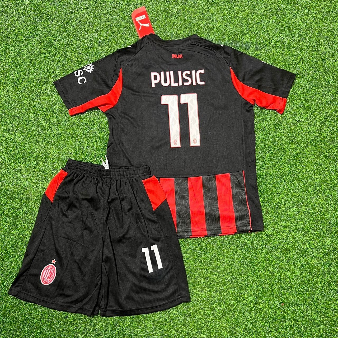 Christian Pulisic AC Milan Kids New Season Football Jersey