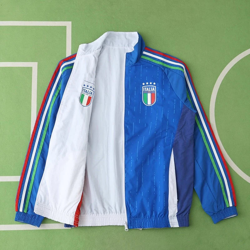 Italy  New Season Both Sides Football Windbreaker Windjacke
