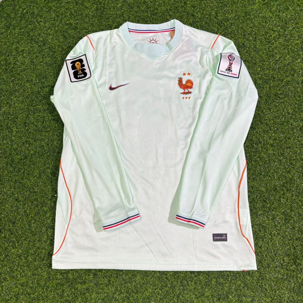 Jules Kounde #5 France 2026 World Cup Away Long Sleeve Jersey
