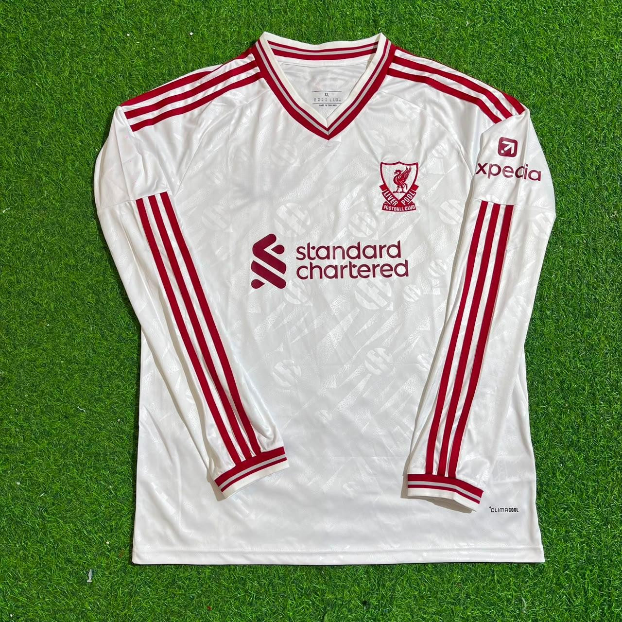 Dominik Szoboszlai Liverpool 2027 New Season Long Sleeve Away White Football Jersey Kit