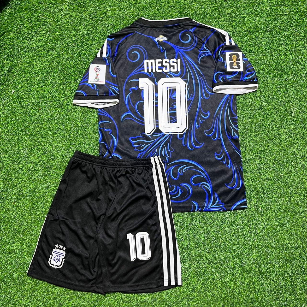 Lionel Messi Argentina 2026 World Cup Kids Football Jersey