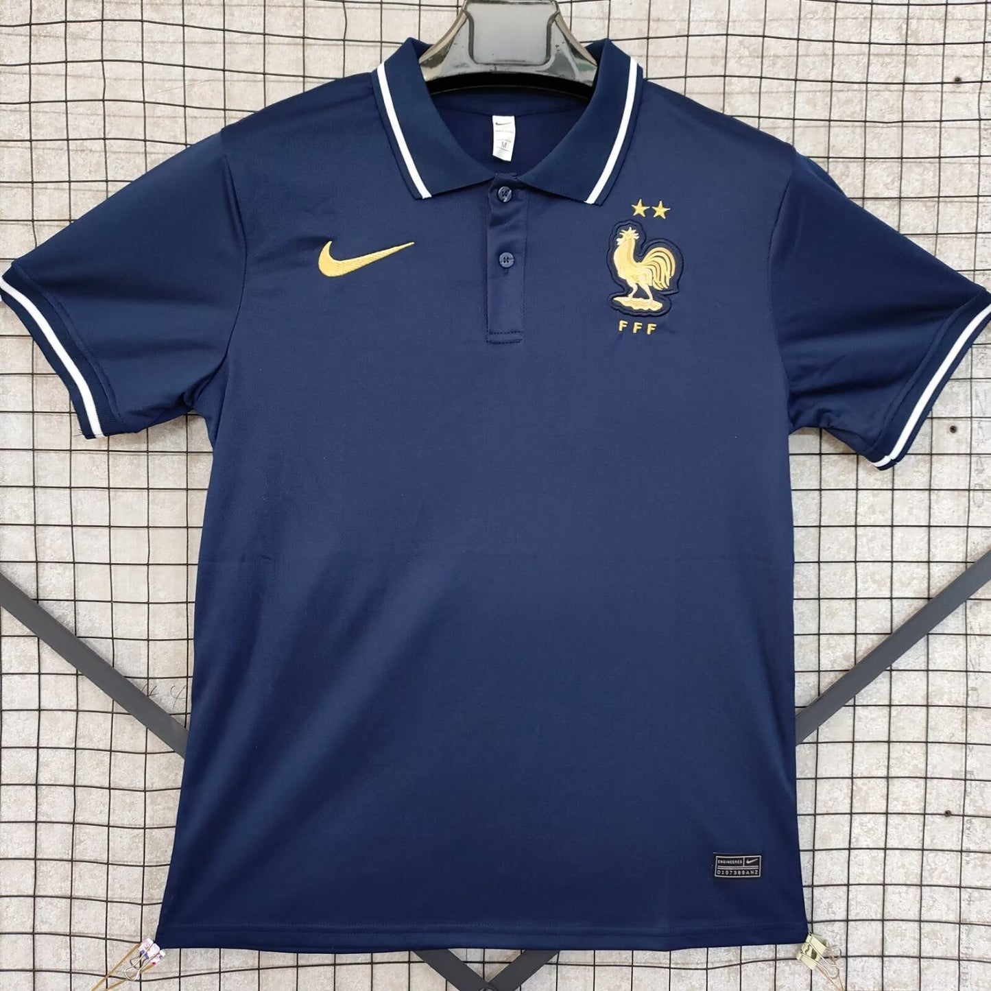 France New Polo Neck Polokragen Tshirt