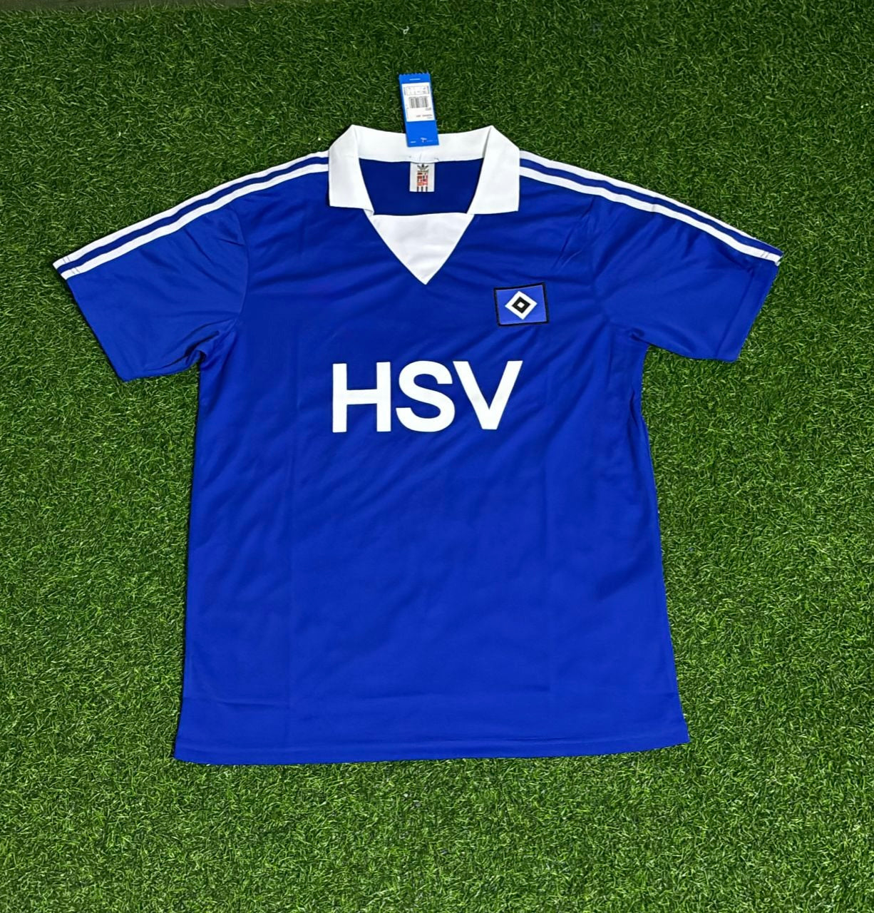 Hamburger SV Retro Heimtrikot 1979 Blau Fußball Trikot HSV 1979 Blaues Retro