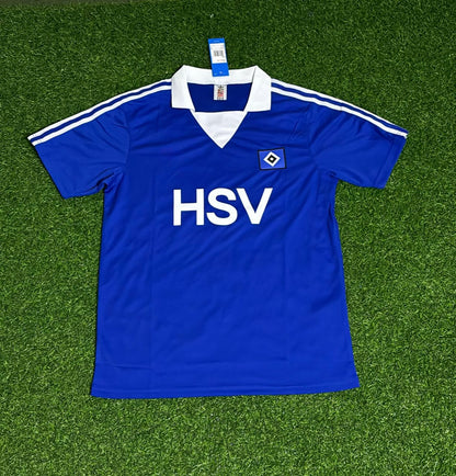 Hamburger SV Retro Heimtrikot 1979 Blau Fußball Trikot HSV 1979 Blaues Retro