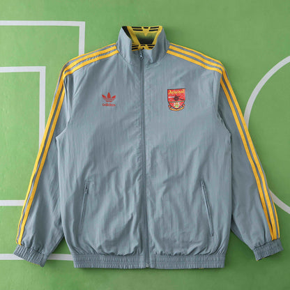 Arsenal Retor 1992-93 Gelbe Windjacke für beide Seiten