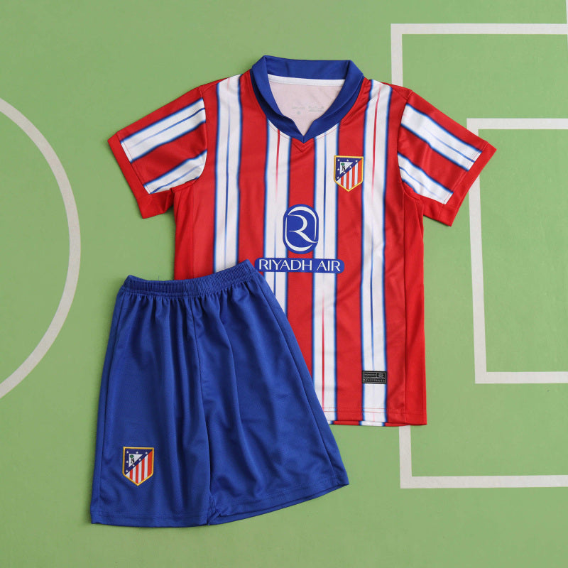 Atletico Madrid 2024 2025 home Kids kit Kindertrikot Cocuk formasi maillot enfant kindertrui