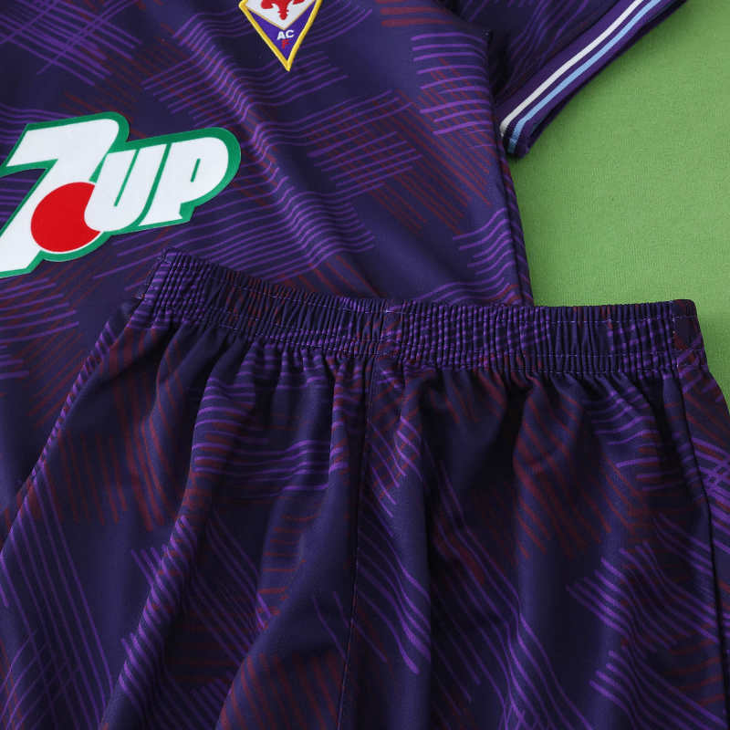 Fiorentina 1992/1993 Home Kids Retro Football Jersey Trikot Maillot