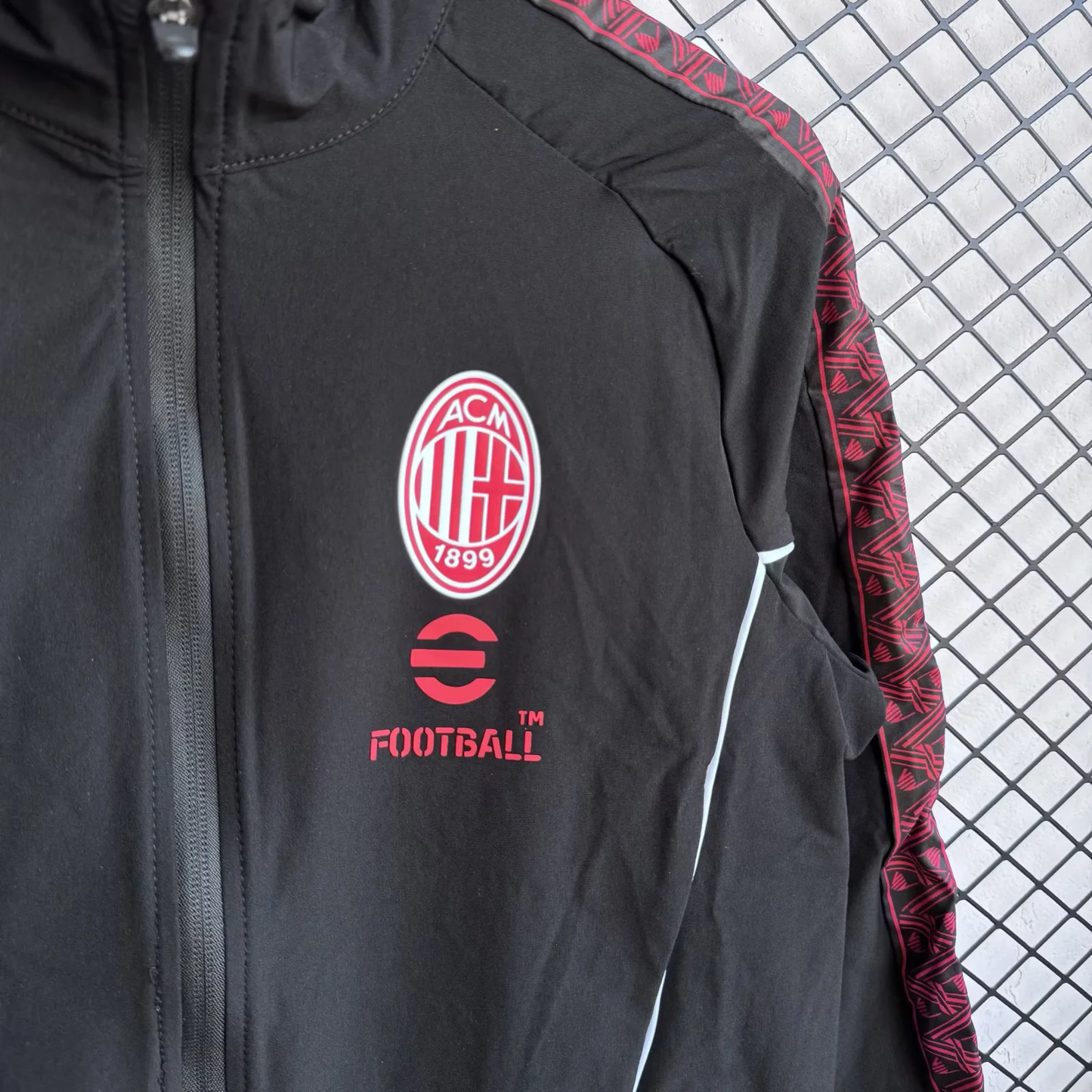 Ac Milan 2025/2026 Tracksuit Windbreaker Jacket Pants