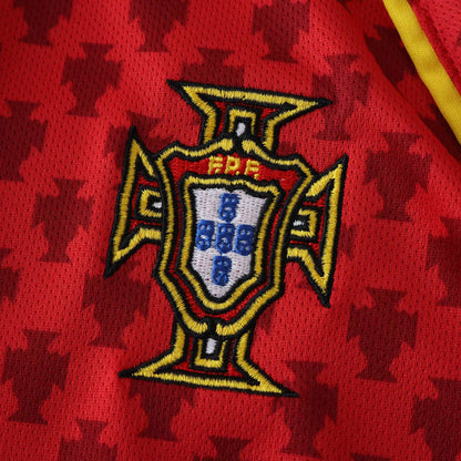 Portugal 2004 Season Home kids  Retro Jersey Trikot Soccer Shirt