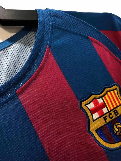 Carles Puyol Barcelona 2006 Final Retro Short Sleeve Football Jersey
