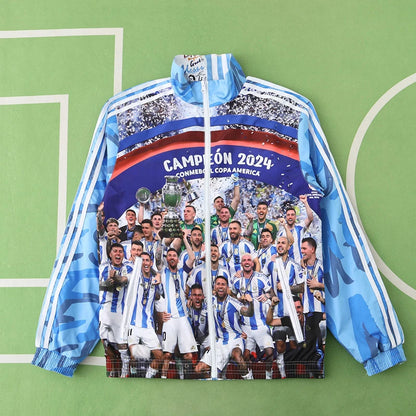 Argentina Special World Cup Both Sides Football Windbreaker Windjacke