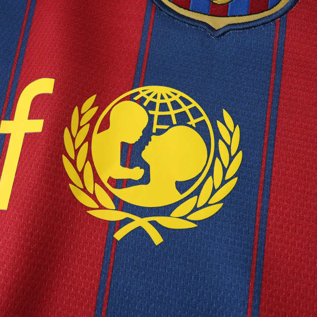 Barcelona 2009-10 Season Home  Retro Jersey Trikot Soccer Shirt