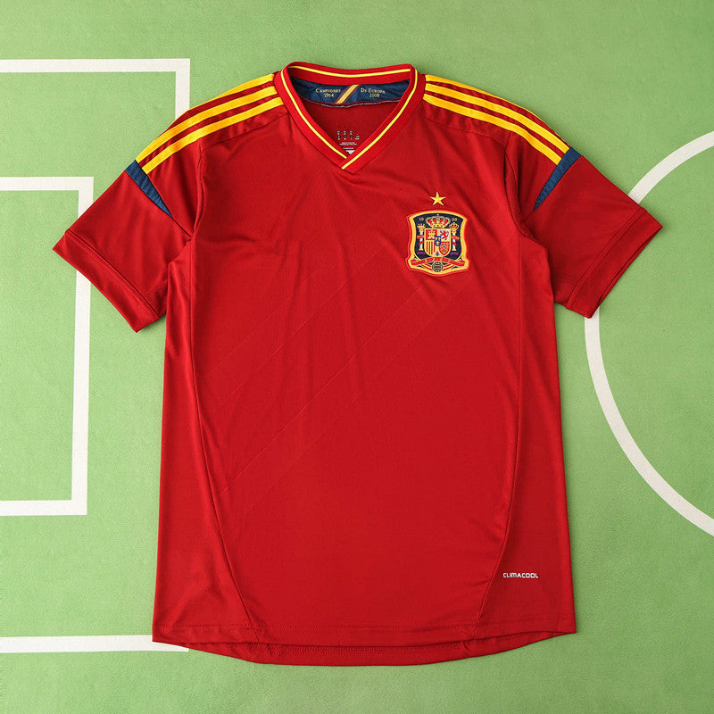 Spain EURO 2012 Retro Football Jersey Kit