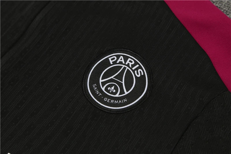 New season 2025 Paris Saint-Germain F.C. Tracksuit Black Training Top Pack