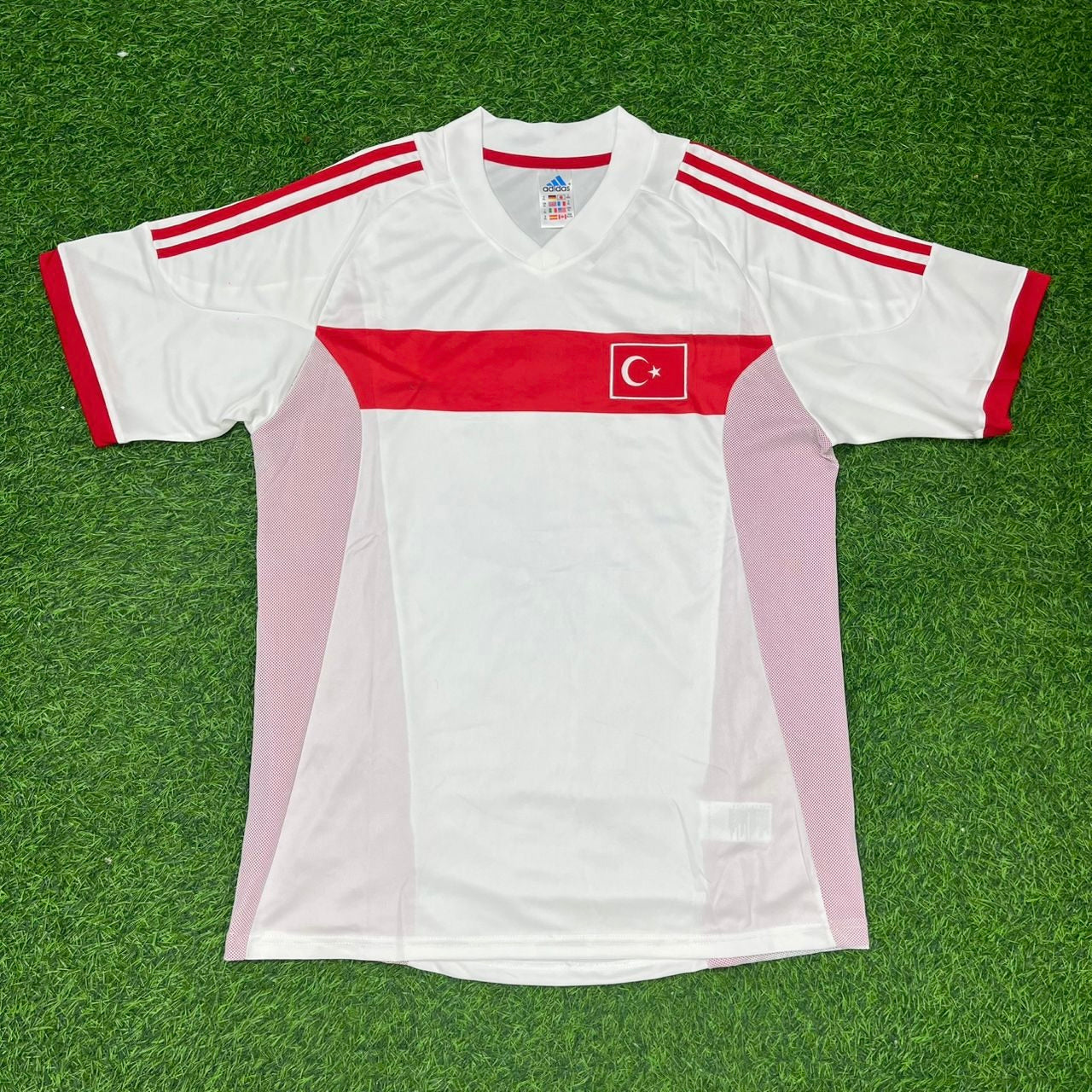 TURKEY Türkiye 2002 World Cup White Retro Football Jersey