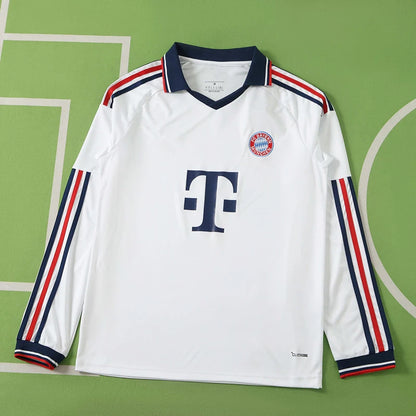 Bayern Munchen 2027 Away New Season Long Sleeve Trikot Soccer Shirt
