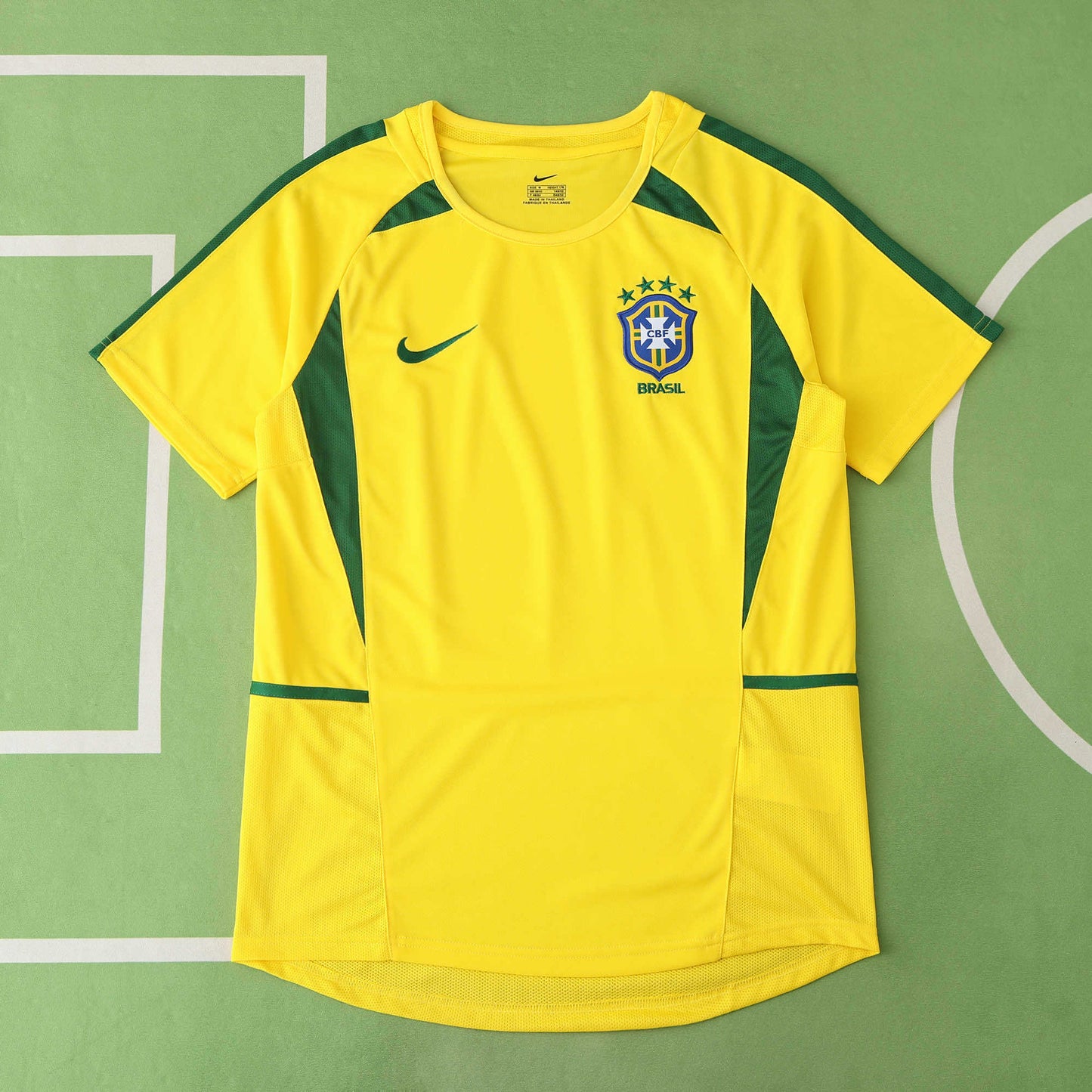 Brazil 2002 World Cup Retro Football Jersey