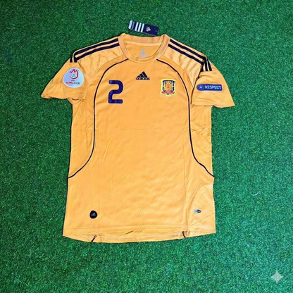 Raúl Albiol 2- Spain EURO 2008 Retro Football Jersey
