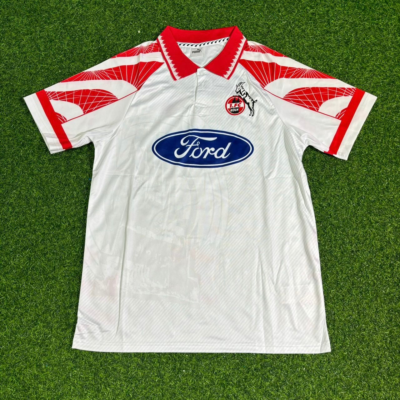 1. FC Köln 1996-1997 Heim Retro Fußballtrikot