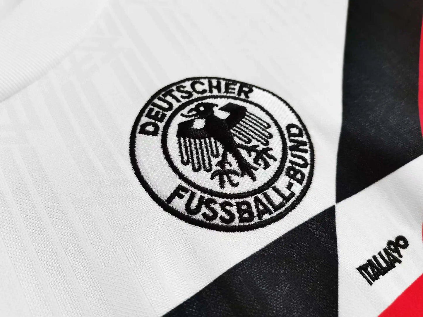 Saison 1990 Deutschland aweiß trikot Germany 90 Retro Football jersey