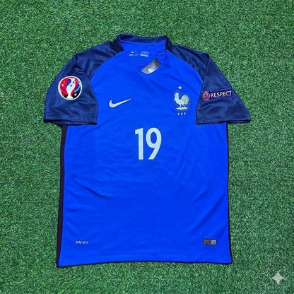 Maillot de Foot Rétro Domicile Bacary Sagna #19 France Euro 2016