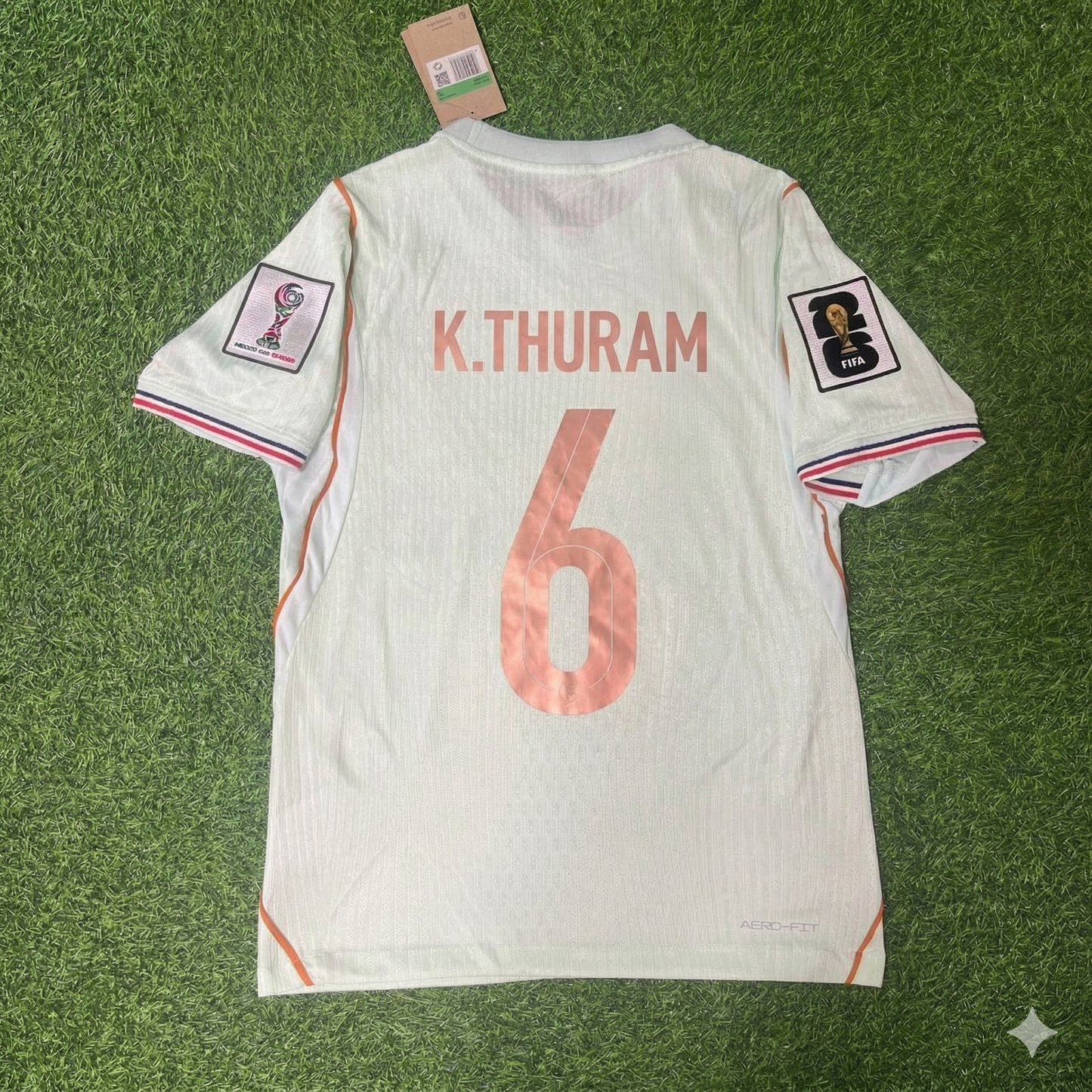 Maillot Extérieur Khéphren Thuram France Coupe du Monde 2026