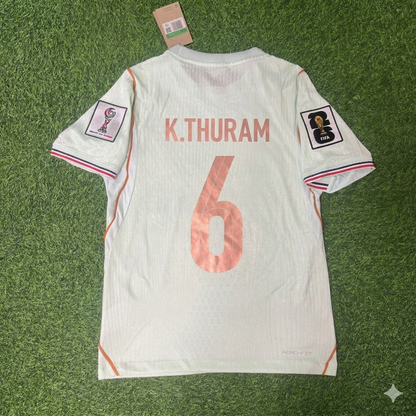 Maillot Extérieur Khéphren Thuram France Coupe du Monde 2026
