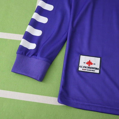 Fiorentina 1998 Season Home Long Sleeve Retro Football Jersey Trikot Maillot