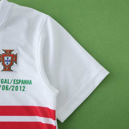 Portugal 2012 Season Home kids  Retro Jersey Trikot Soccer Shirt