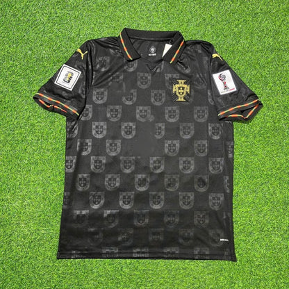 Vitinha #23 Portugal 2026 World Cup Black Football Jersey