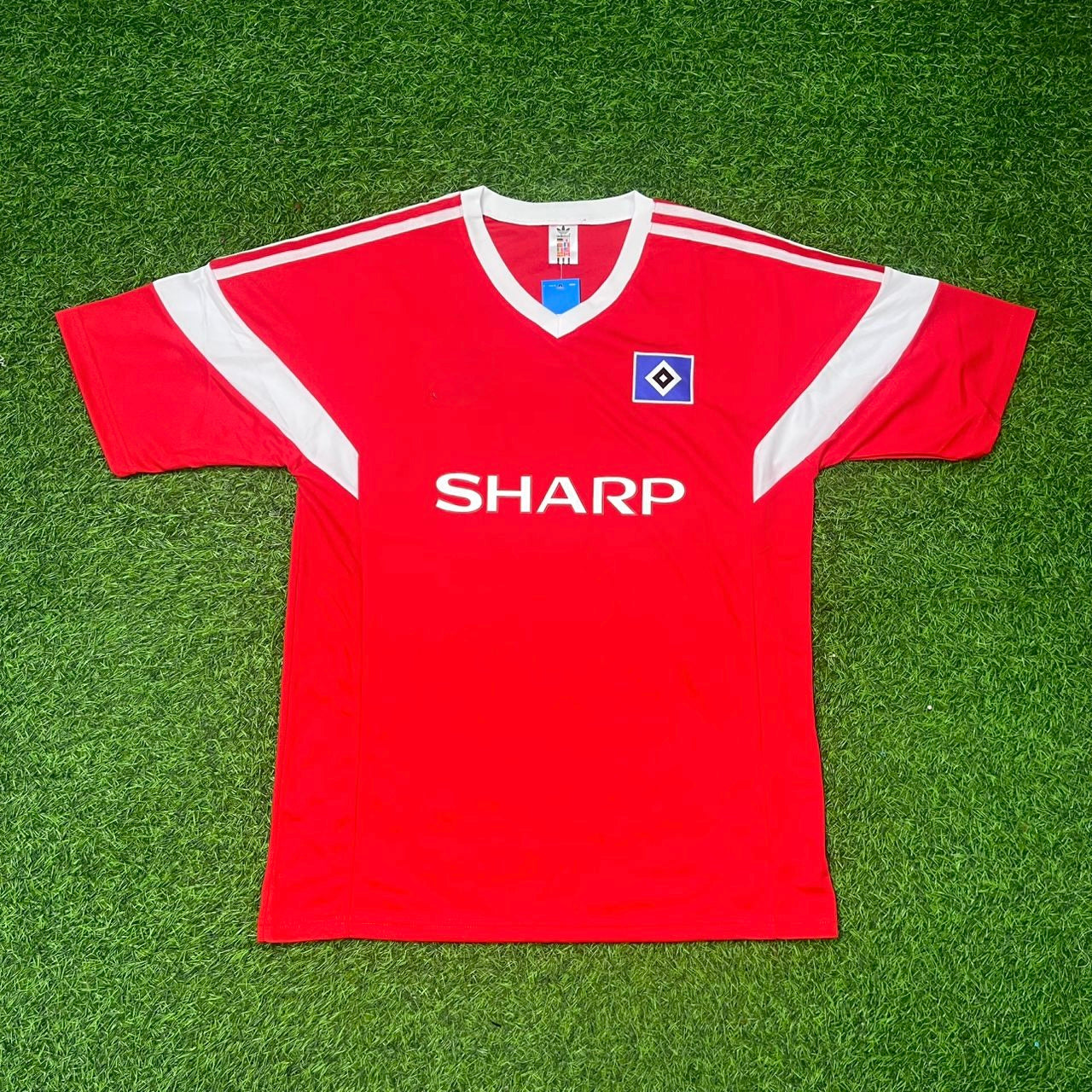 HSV 1988 Rotes Heimtrikot Fußball Trikot Hamburger SV 1988 retro trikot