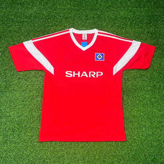 HSV 1988 Rotes Heimtrikot Fußball Trikot Hamburger SV 1988 retro trikot
