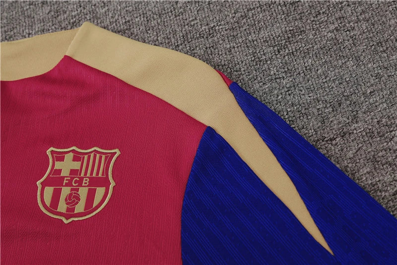 New season 2025 FC Barcelona Tracksuit  Red  Training Top Pack