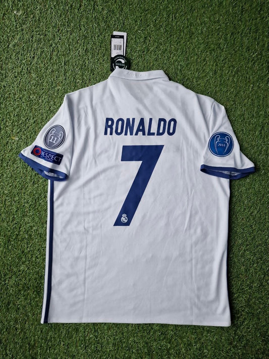 Cristiano Ronaldo 7- Madrid 2018 Retro Jersey Trikot Maillot Soccer Shirt