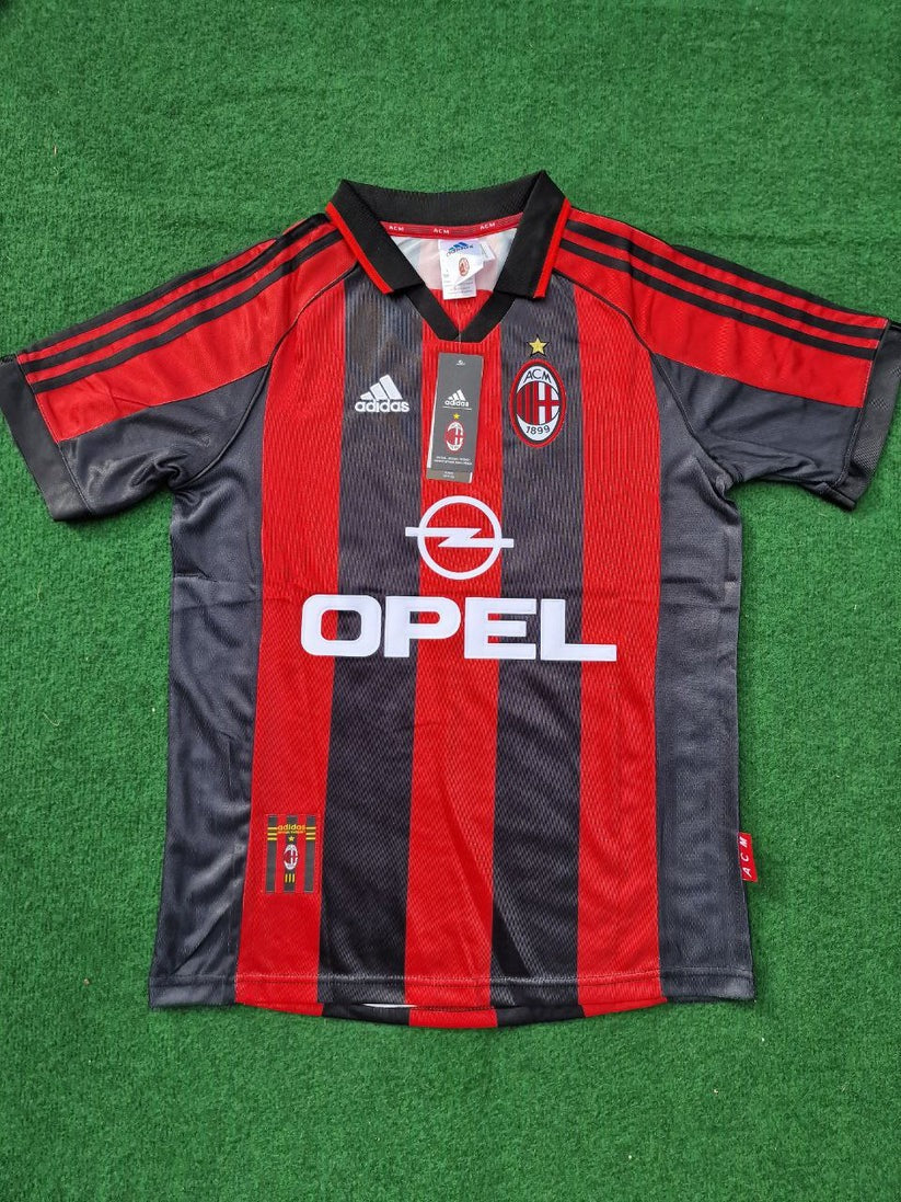 Demetrio Albertini 4- AC Milan 1999 Retro Football Jersey