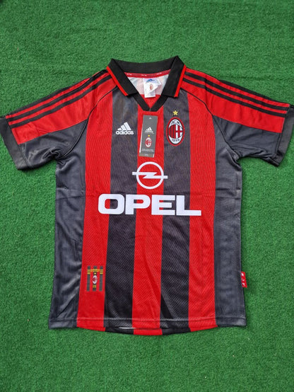 Demetrio Albertini 4- AC Milan 1999 Retro Football Jersey