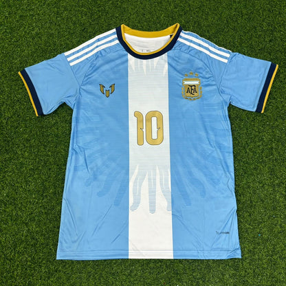 Lionel Messi #10 Argentina Last Final Match Farewell Special Edition Football Jersey